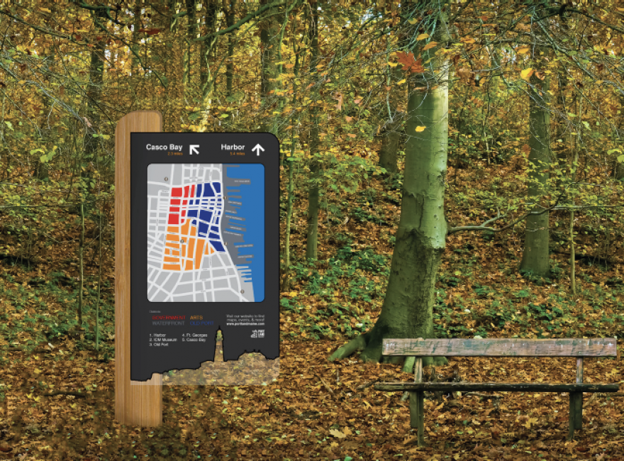 Portland, ME City Rebranding Mockup 3